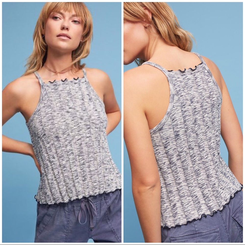 Akemi + Kin • Kaden Ribbed Halter Top - Size L - Picture 7 of 7